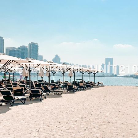 Luxus-Studio Mit Private Beach In Top-Lage, Meerblick & Infinity Pool! Dubai Ngoại thất bức ảnh