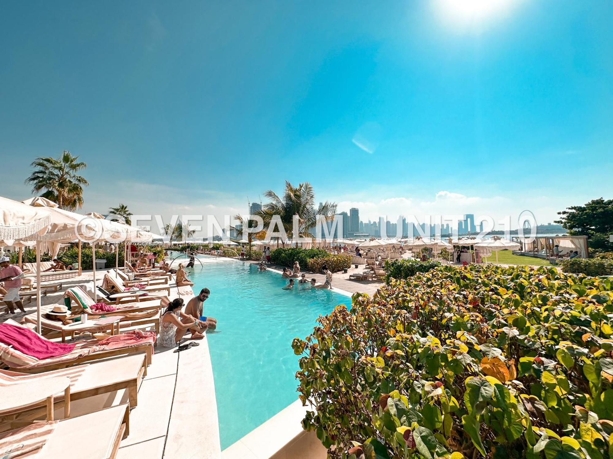 Luxus-Studio Mit Private Beach In Top-Lage, Meerblick & Infinity Pool! Dubai Ngoại thất bức ảnh