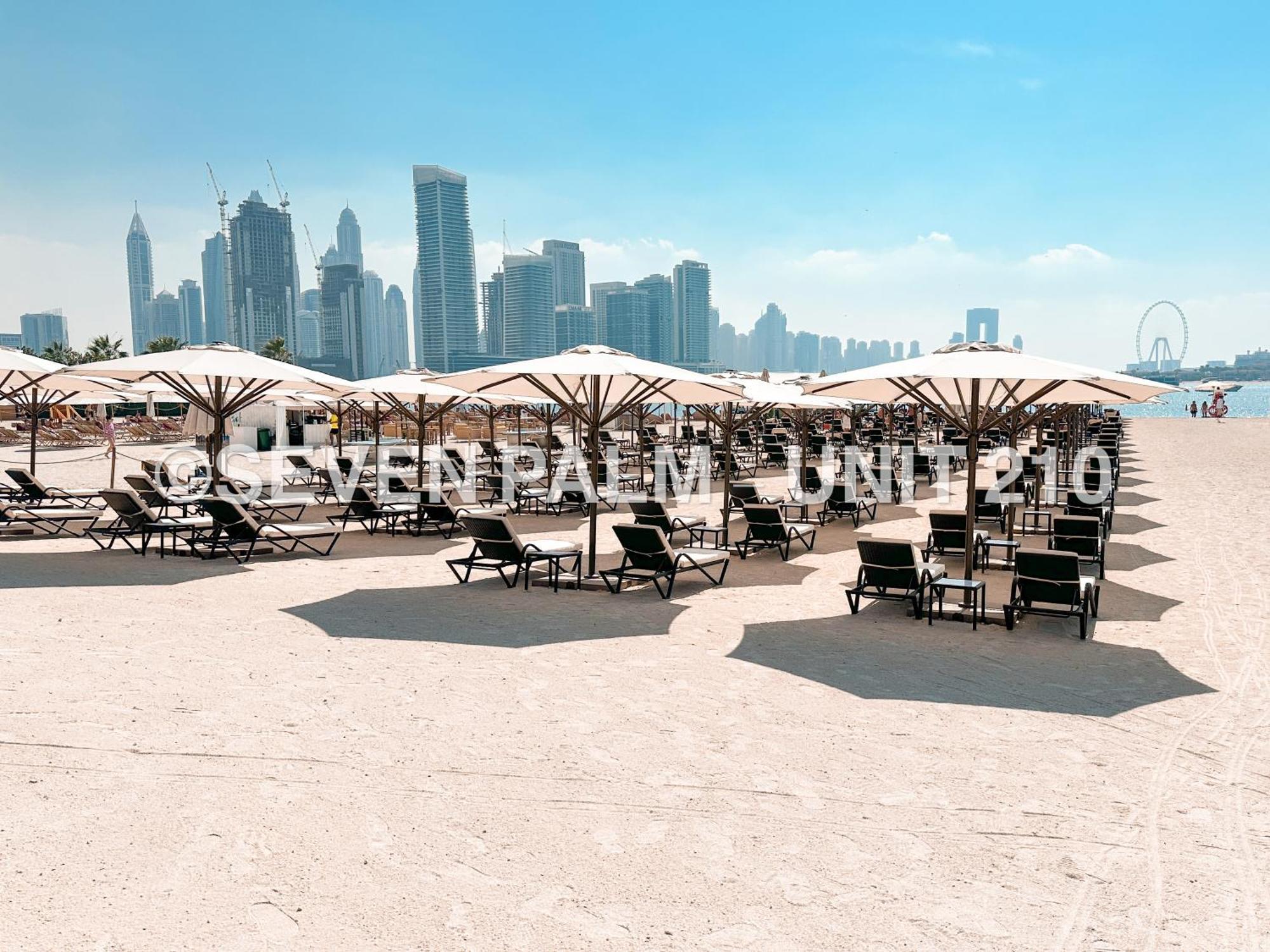Luxus-Studio Mit Private Beach In Top-Lage, Meerblick & Infinity Pool! Dubai Ngoại thất bức ảnh