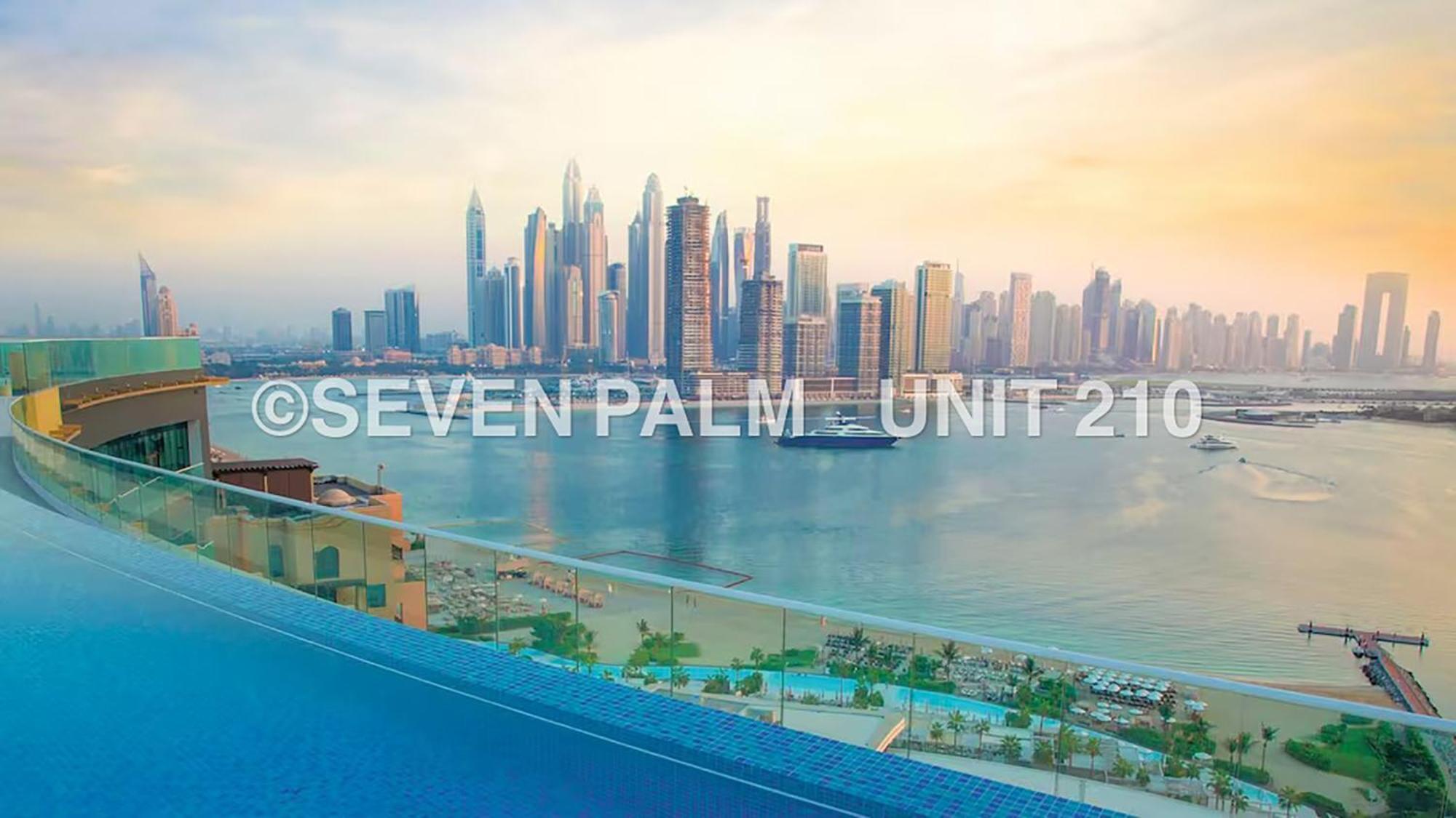 Luxus-Studio Mit Private Beach In Top-Lage, Meerblick & Infinity Pool! Dubai Ngoại thất bức ảnh